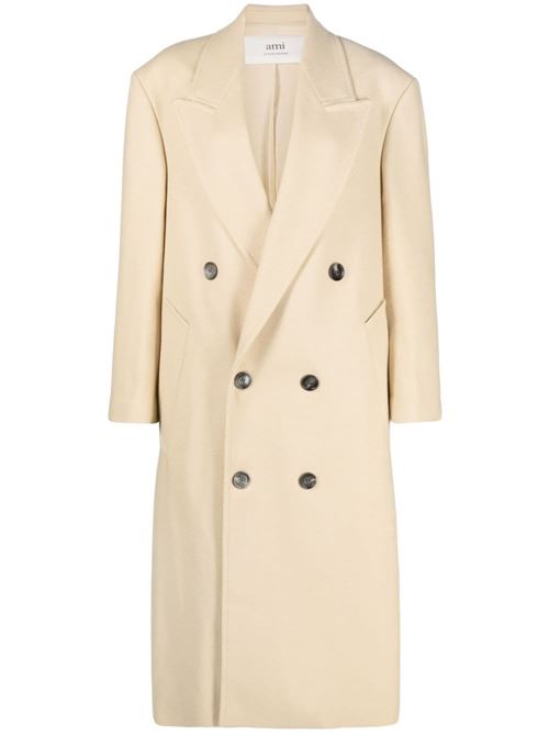 Long double-breasted coat AMI PARIS | FCO317WV0016718